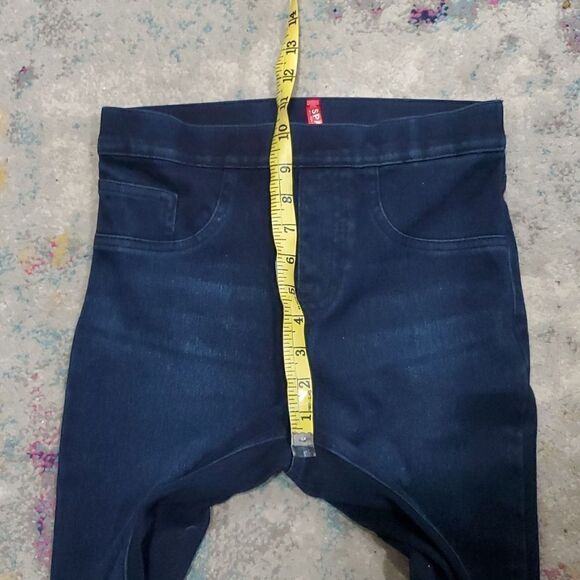 SPANX Jean-ish Ankle Leggings in Twilight Rinse Dark Wash Size S - Picture 15 of 16